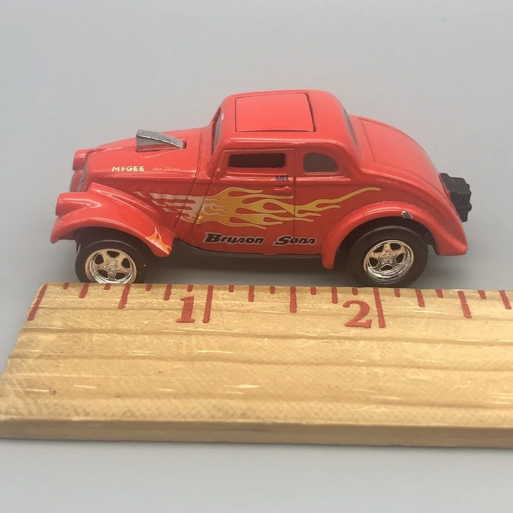 Johnny Lightning 1933 '33 Willys Gasser Car Bryson & Sons Red Diecast 1/64 Scale